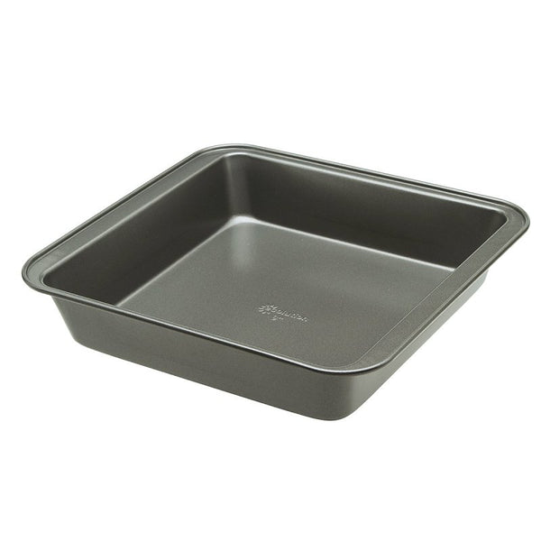 Ecolution Bakeins Cookware Non-Stick Heavy Duty Carbon Steel, Square 9", Gray EIGY-7423