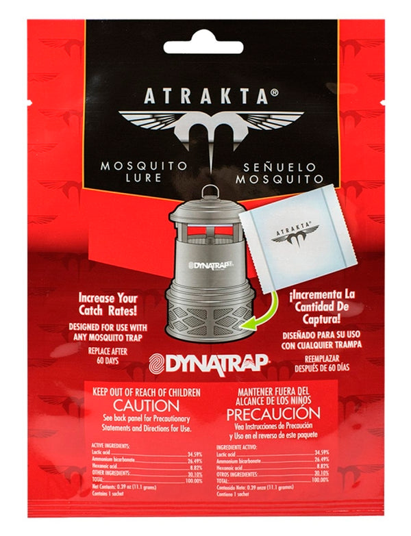 DynaTrap 100611 Atrakta Mosquito Lure Sachet for Any DynaTrap Insect Trap, Lasts 60 Days, Mosquito Trap Attractant