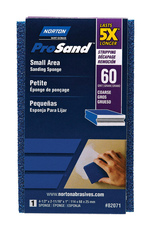 Norton 82071 5X 60 Grit Small Area Sanding Sponge