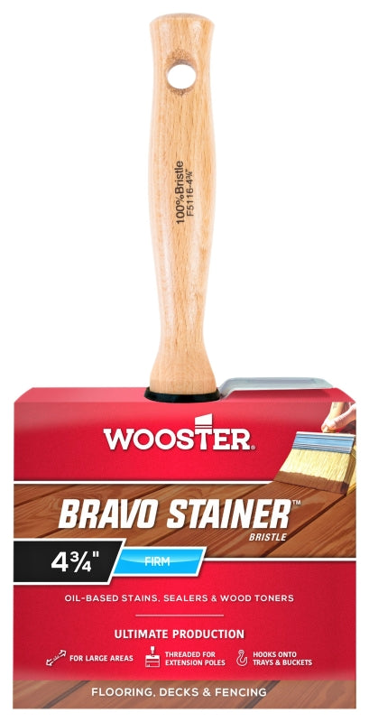 Wooster Brush F5116-4 Stainer Stain Brush, 4-Inch