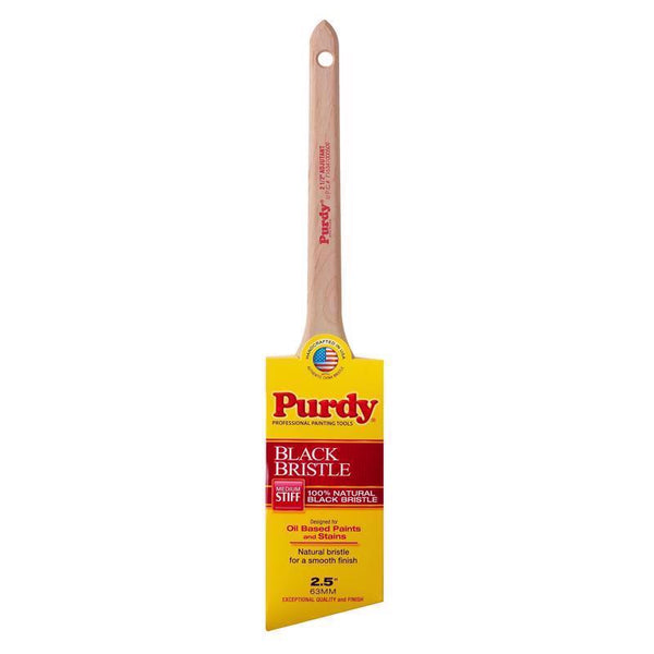 PURDY 144024025 2.5-Inch China Angle Brush, Black 145024025