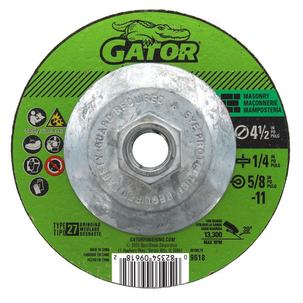 Dronco America 9618 Masonry Depressed-Center Grinding Wheel