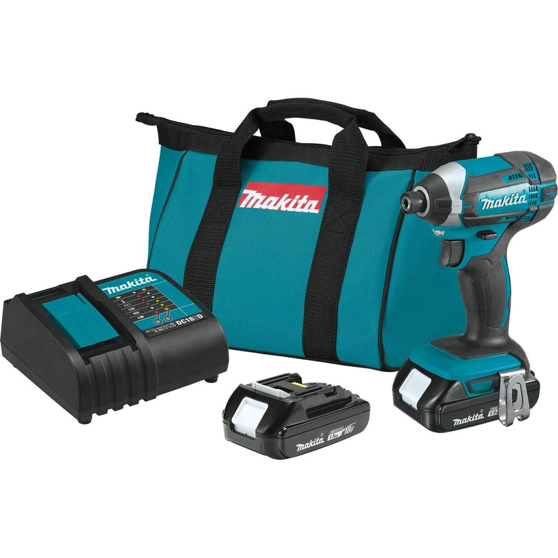 Makita XDT11SY 18V LXT? Lithium-Ion Compact Cordless Impact Driver Kit (1.5Ah)