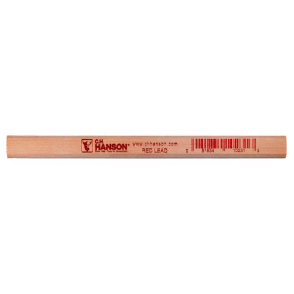 CH Hanson 10231 Red Lead Carpenter's Pencil (72pk)