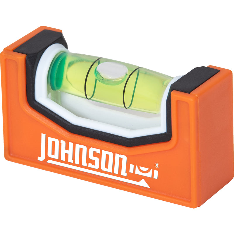 Johnson Level & Tool 1721P Magnetic Pocket Level, Easy Readability, Compact, Orange, 1 Level