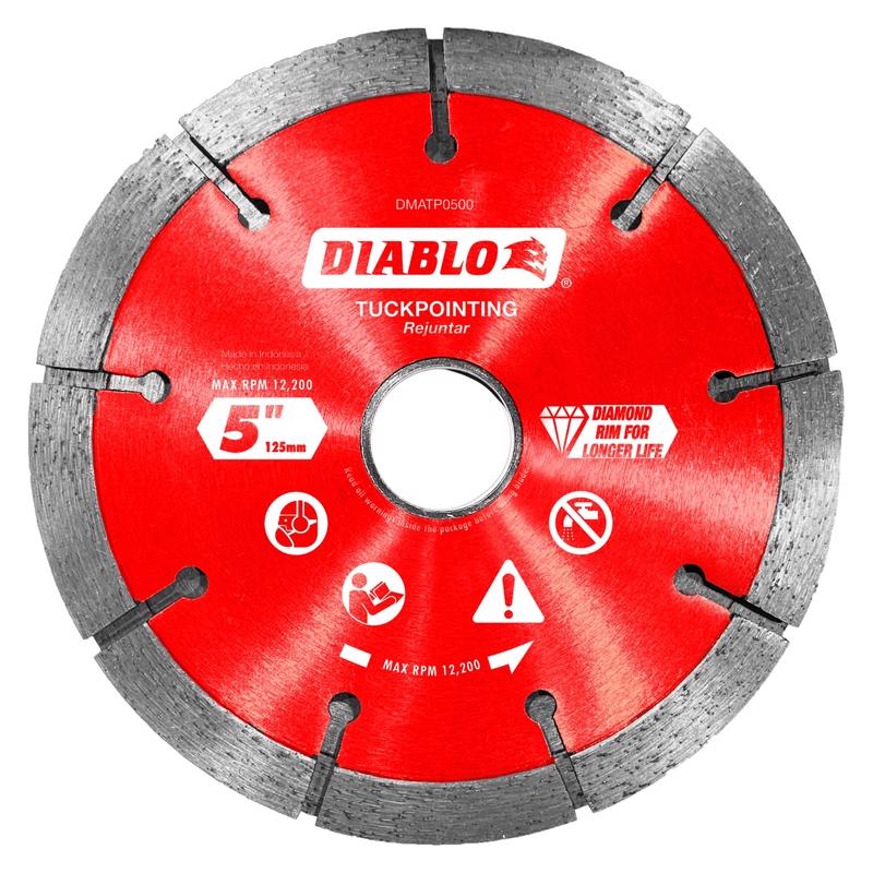 Diablo by Freud DMATP0500 5 in. Diamond Tuck Point Blade for Masonry Multi, One Size