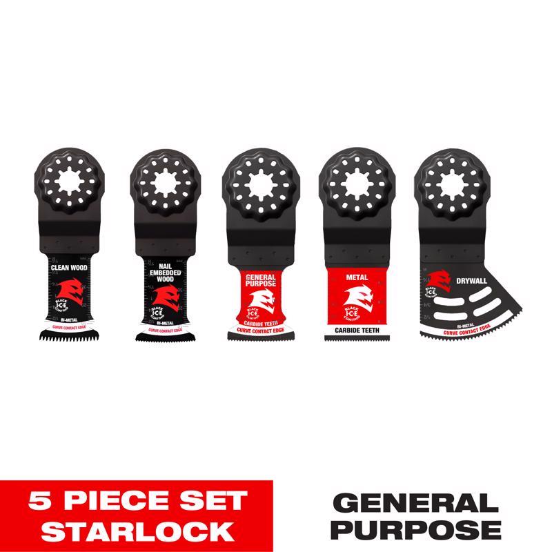 Diablo by Freud DOS5S 5 pc Starlock General Purpose Oscillating Blade Set (5-Piece)