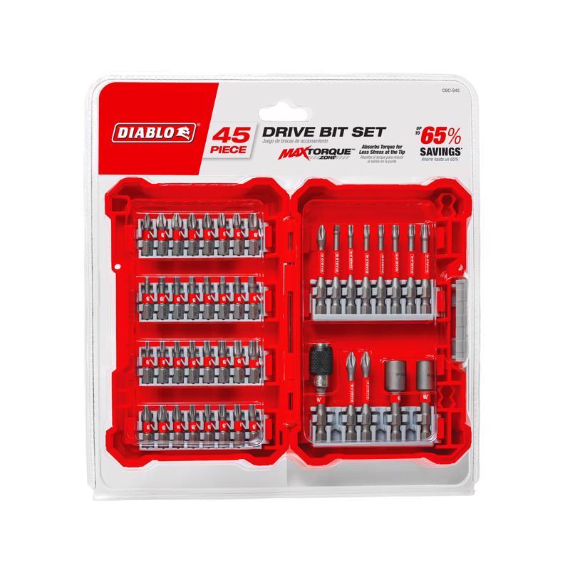 Diablo by Freud DSC-S45 45 pc Screwdriving Set (45-Piece) Multi, One Size