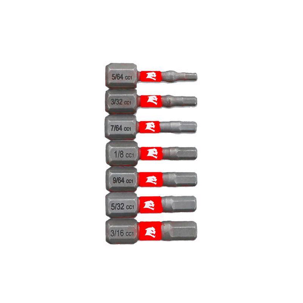 Freud-Diablo DB Insert Bit HX 1 Set 7pc Multi, One Size, DHXV1-S7