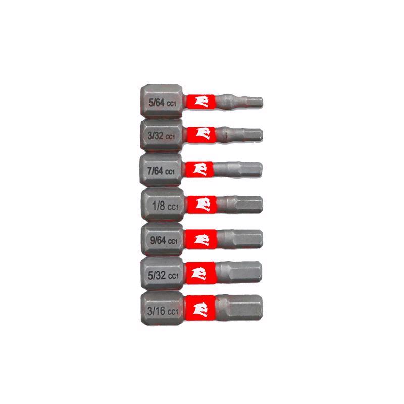 Freud-Diablo DB Insert Bit HX 1 Set 7pc Multi, One Size, DHXV1-S7