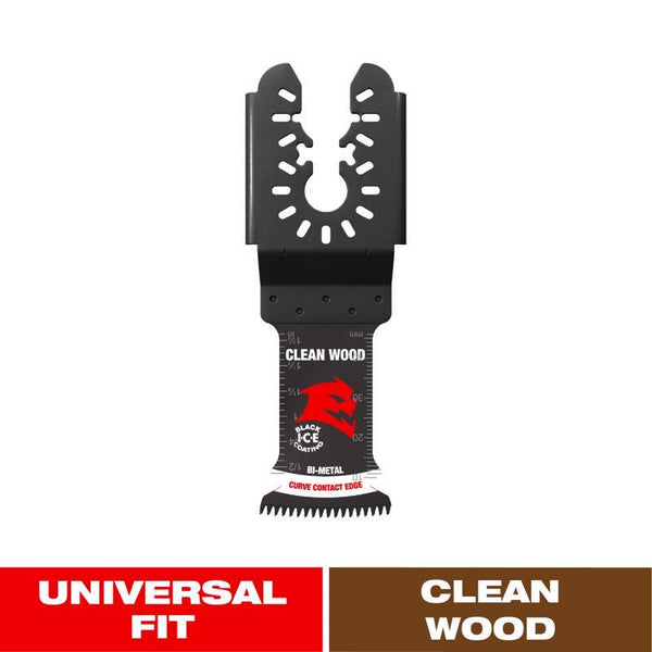 Diablo by Freud DOU125JBW 1-1/4 in. Universal Fit Bi-Metal Oscillating Blade for Clean Wood