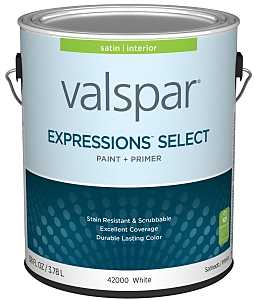 Valspar Paint&Primer Inter SAT WHT GAL 028.0042000.007