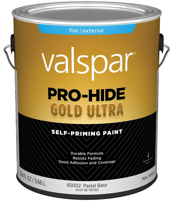 Valspar 65002 Pastel Base Pro-Hide Gold Ultra Exterior Super One Coat Primer, Flat, 1 Gallon 028.0065002.007
