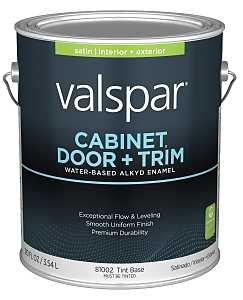 Valspar Enamel CAB/DR/Trim Satin TB GA 028.0081002.007