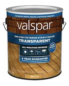 Valspar Stain&Sealer TRNSP HONY GLD 1G VL1028072-16