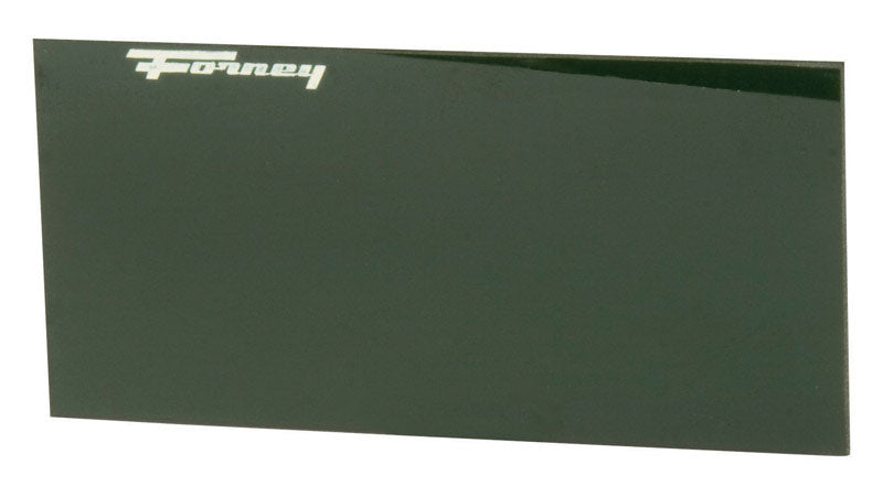Forney 57008 Lens Replacement Hardened Glass, 4-1/4-Inch-by-2-Inch, Shade-8 , Black