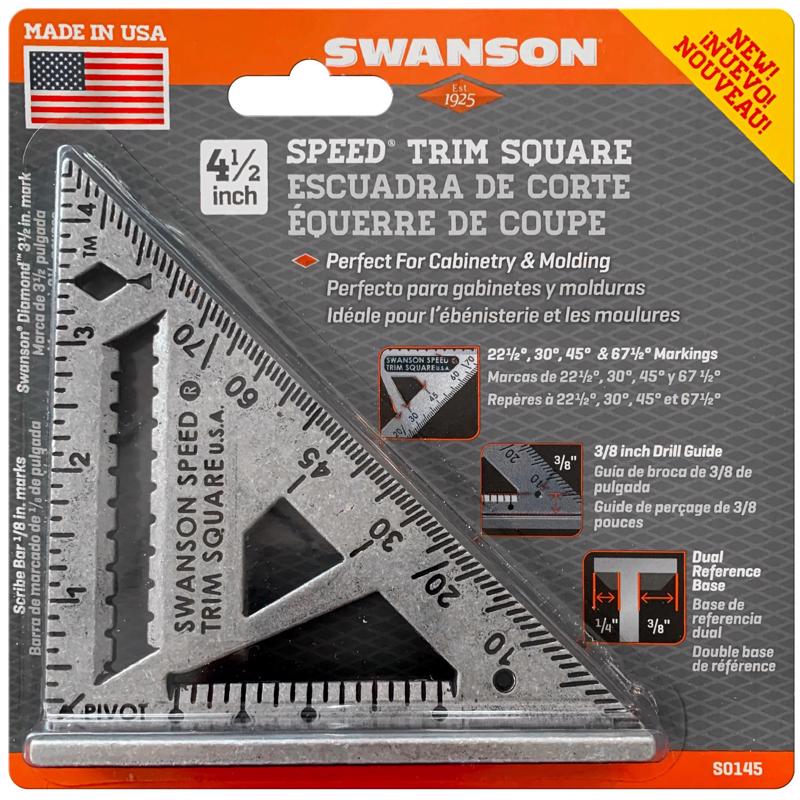 Swanson Tool S0145 4.5 in. Square Speed Trim
