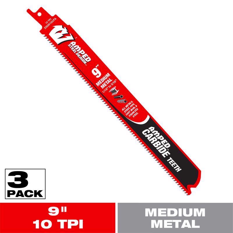 DB 9 TCT MED Metal Amped 3PK