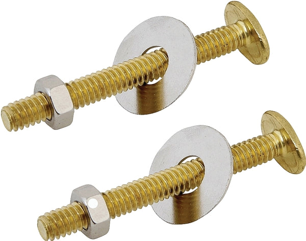 Worldwide Sourcing Toilet Bolt Set 1/4x2-1/4 Bars 7040-3L
