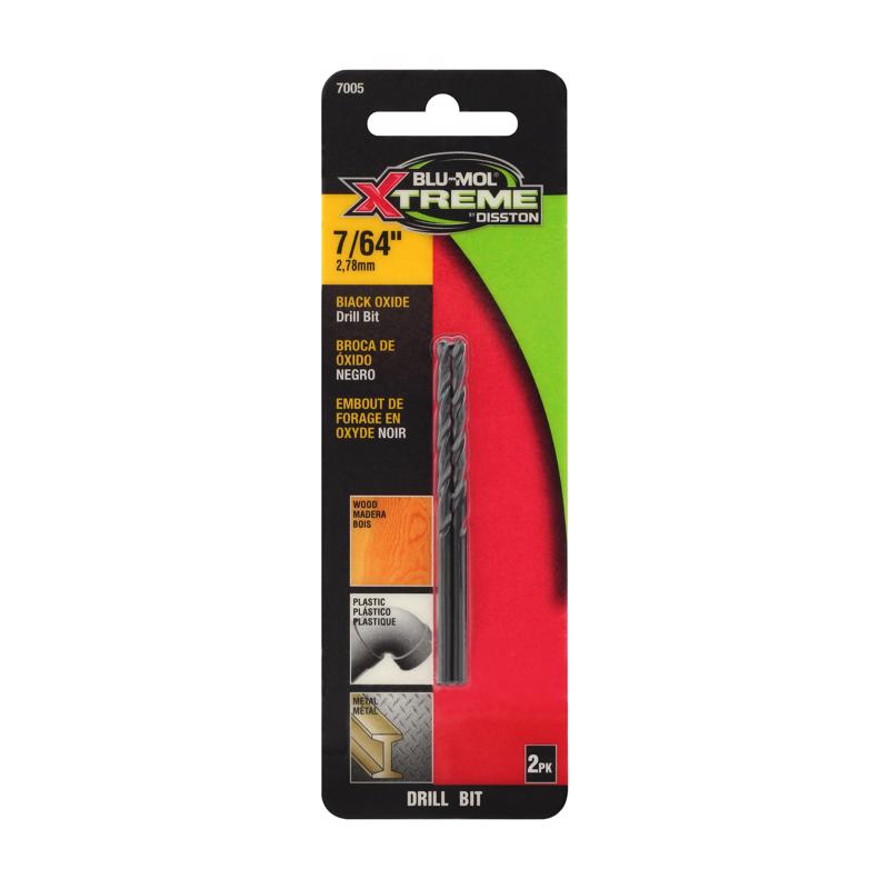 Blu-Mol 3/8 in. Dia. x 5in L High Speed Steel Drill Bit 1 pc.