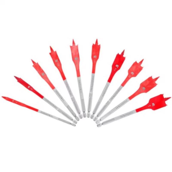 SPEEDemon High Speed Steel Spade Bit Set with Pouch (10-Piece) DSP2940-S10