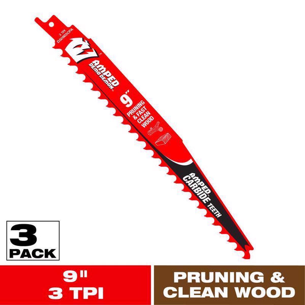 Freud-Diablo 9 Tct Pruning Amped 3PK DS0903CPA3