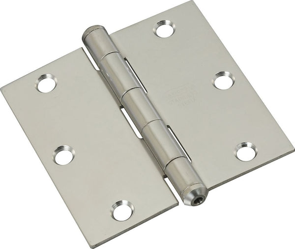 National Hardware Door Hinges 3" SS N830-277
