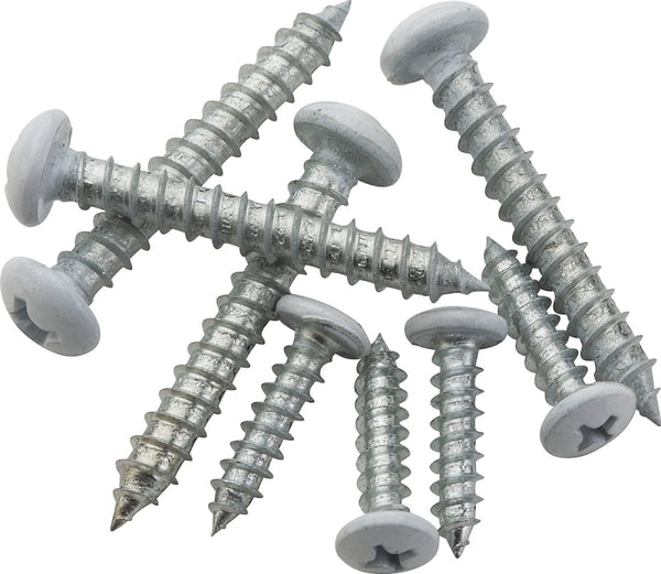 National Hardware 4PK 1.5" WHT MNT Screw S822-085