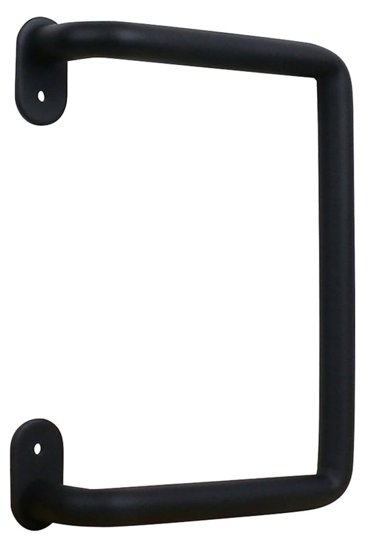 National Hardware N700-103 Interior Sliding Barn Door Hardware Troy Pull, 8 in, Matte Black