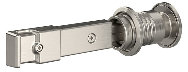 National Hardware N700-151 Barn Door Lock, 5" x 1-1/4" x 3/4", Satin Nickel