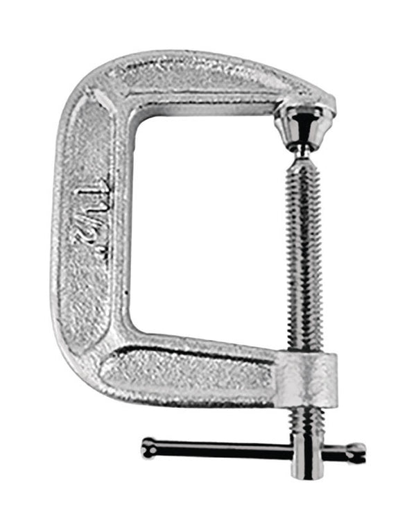 Bessey 1.5 in. x 1.5 in. D Adjustable C-Clamp 750 lb. 1 pc. CM15
