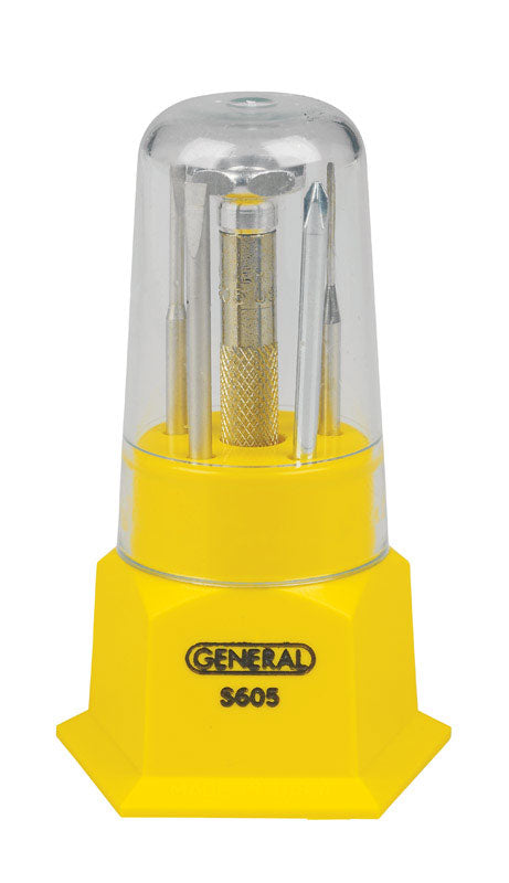 General S605 6 Piece 5 Blade Jeweler's Screwdriver Set