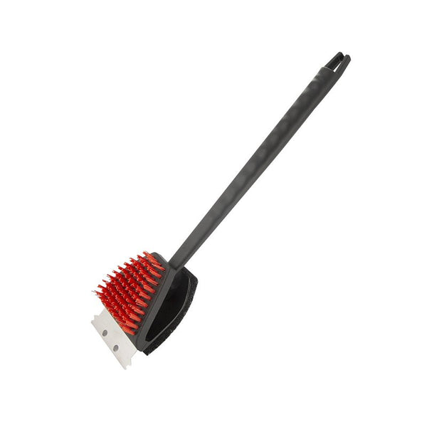 Omaha Bbq1006 Grill Brush with Scraper, 18-1/8 Inch