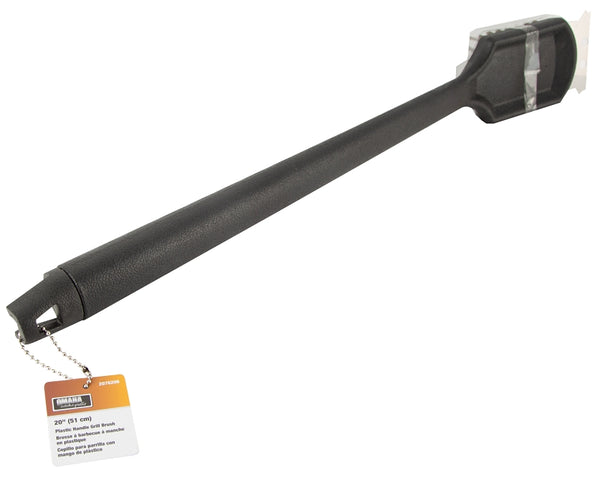 Omaha Bbq1010 Grill Brush with Scraper, 20 Inch