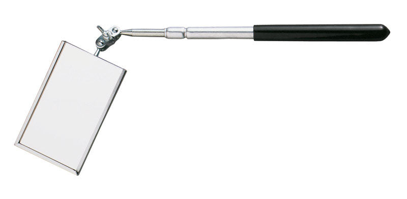 General Tools 16 in. H Polished Chrome Silver Metal Inspection Mirror