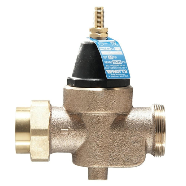 Watts LFN45BM1-U Technologies Standard Capacity, Water Pressure Reducing Valve, 3/4 Inch, NPT Union x FPT 3/4 LFN45BM1-U