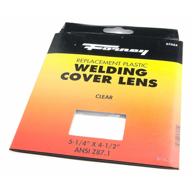 Forney 57055 Lens Replacement Plastic, 4-1/2-Inch-by-5-1/4-Inch, Clear