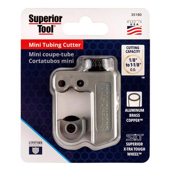 Superior Tool Mini Tube Cutter Carded 35180 (5-Pack)