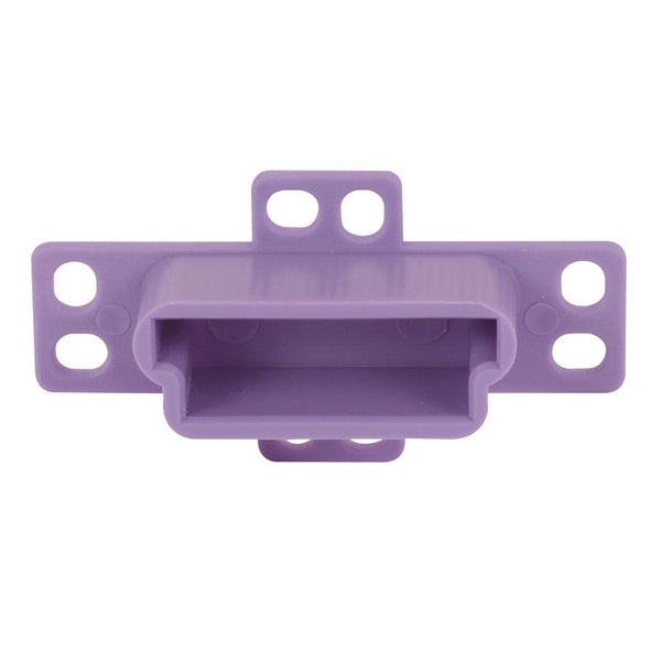 Prime-Line R 7133 drawer track backplate, Purple