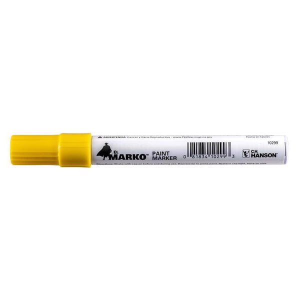 C.H. Hanson Sure-Point Yellow Valve Tip Paint Marker 1 pk 10299