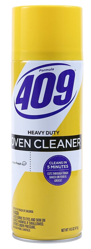 409 Heavy Duty Spray-On Oven Cleaner, Cuts Through Grease & Grime on Contact, A Powerful Clean You Can Trust, Lemon Scent, 14.5 Oz | Grill Cleaner, Stove Top Cleaner BBP0083