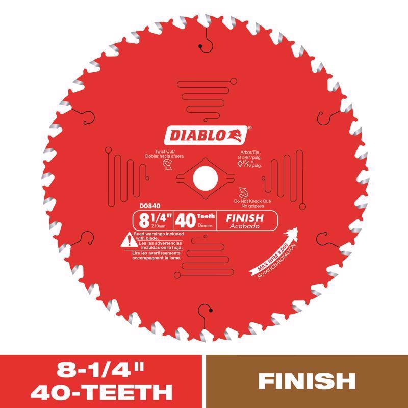 DIABLO TOOLS Diablo Tools 8-1/4 in. x 40 To