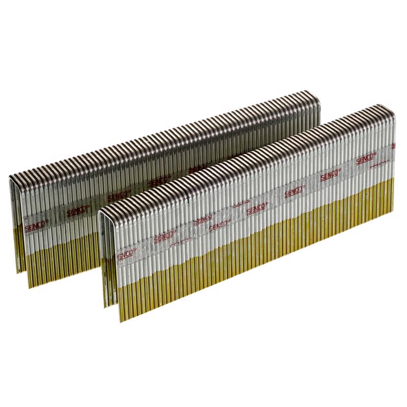 Senco 1-1/2 in. L x 7/16 in. W Galvanized Steel Narrow Crown Staples 16 Ga. 10000 pk