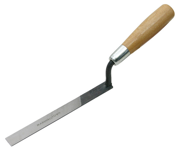 MARSHALLTOWN Tuck Pointer, Masonry, 6 3/4 x 1/2 Inch, Wood Handle, Made in the USA, 506