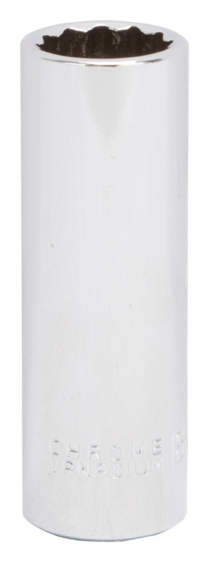MINTCRAFT MT6528979 1/2-Inch Drive 12 Point Deep Socket, 18mm
