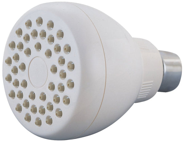 Boston Harbor B11041WH Fx/Mt with Rub Tip White Showerhead