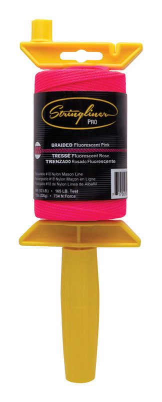 Stringliner Pro Braided Mason Line and Reel 500 ft.