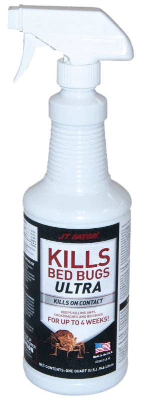 JT Eaton Kills Bed Bugs Ultra Spray, Water-Based, Quart Size 218-W