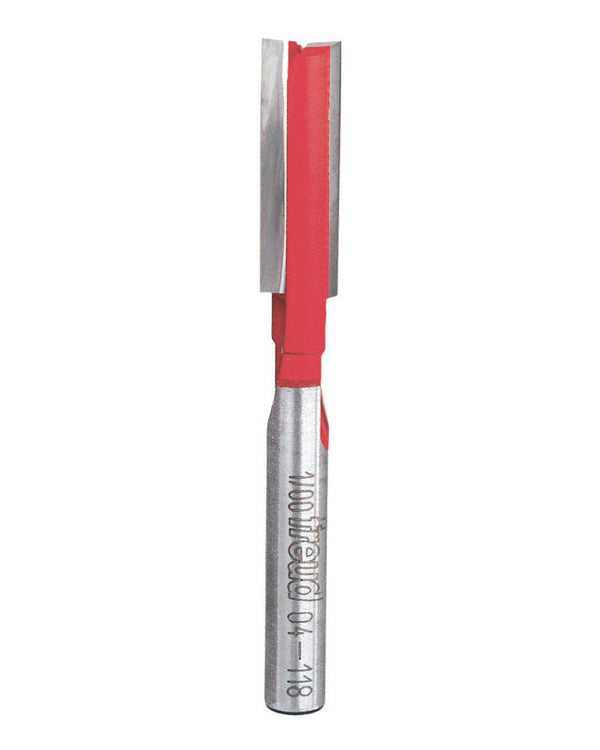 Freud 04-118: 5/16" (Dia.) Double Flute Straight Bit with 1/4" Shank,Red