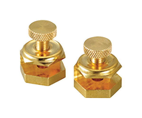Johnson Level & Tool 405 Stair/Square Gauge Set - 2/Card, Brass Plated, 2 Pack